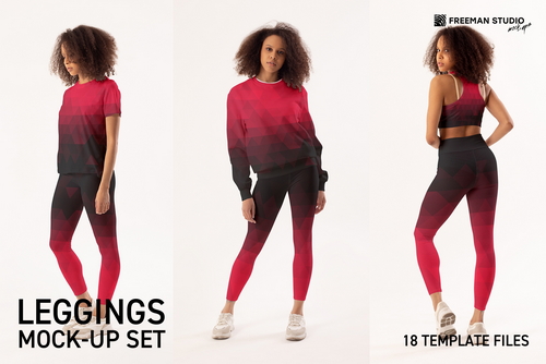 Leggings Mock-Up Set