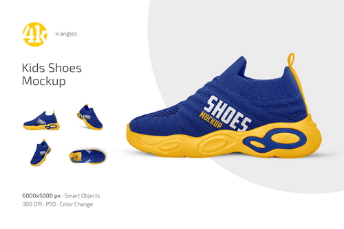 Kids Shoes Mockup Set