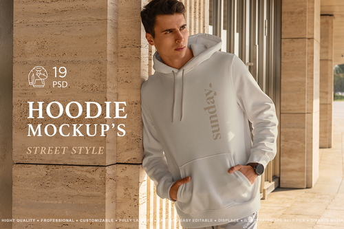 Hoodie MockUp Street Style 2021