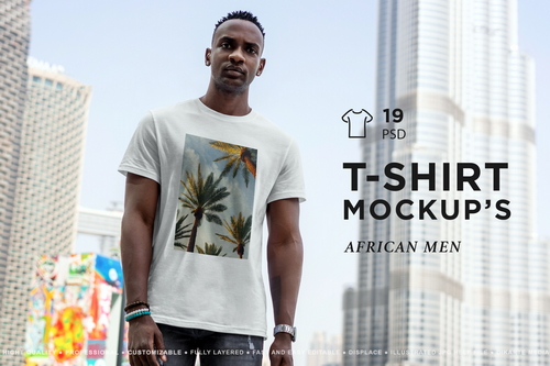 T-Shirt MockUp African Men