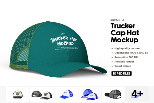 Trucker Cap Mockup