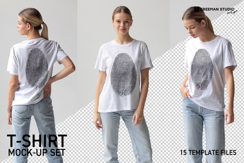 T-Shirt Mock-Up Set