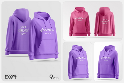 Woman's Hoodie Mockup