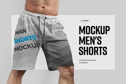 10 Mockups Athletic Shorts Man