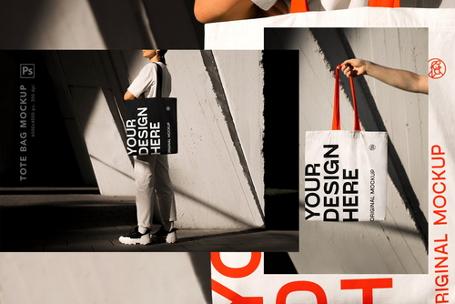 Urban Tote Bag Mockups