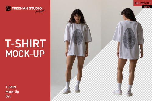 T-Shirt Mock-Up Set