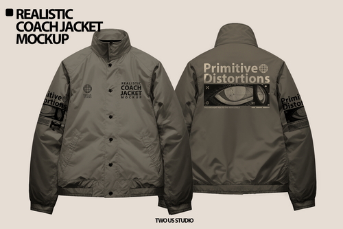 Coach Jacket Mockup