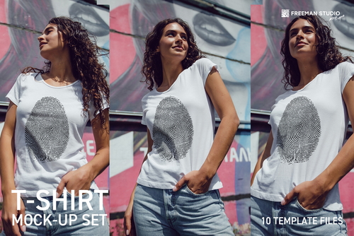T-Shirt Mock-Up Set