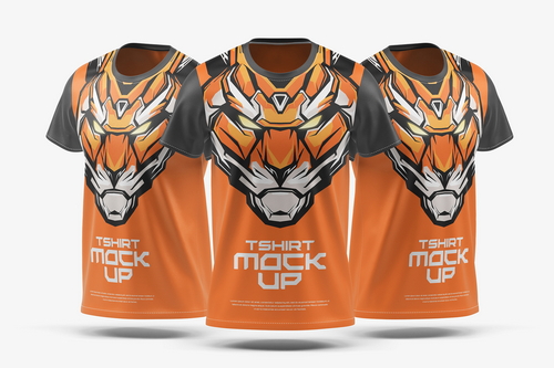 Tshirt Short Sleeve 3D Mockup