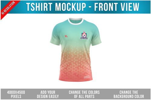 T-Shirt Mockup - Front View