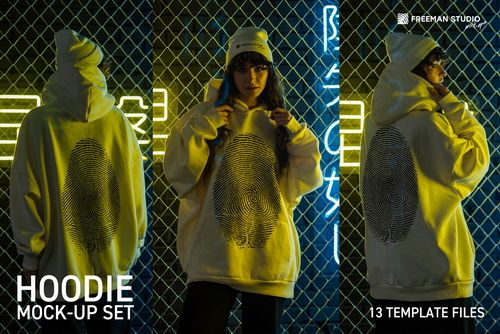 Hoodie Mock-Up Set
