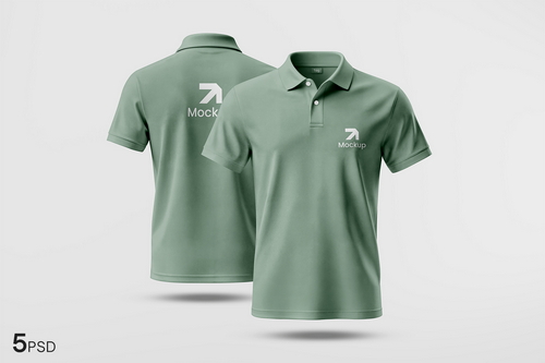 High Quality Polo Shirt Mockup