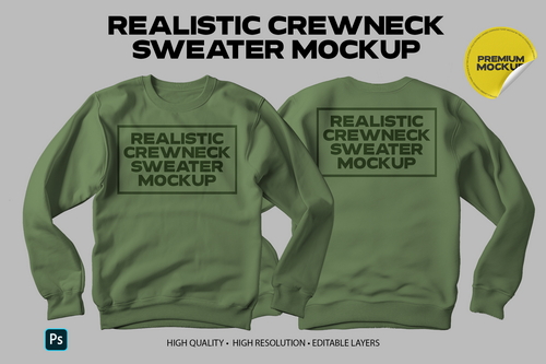 Crewneck Sweater Mockup