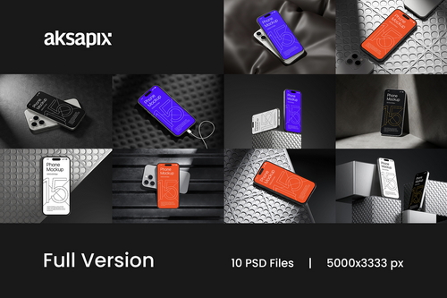 iPhone 15 Mockup - Bundle