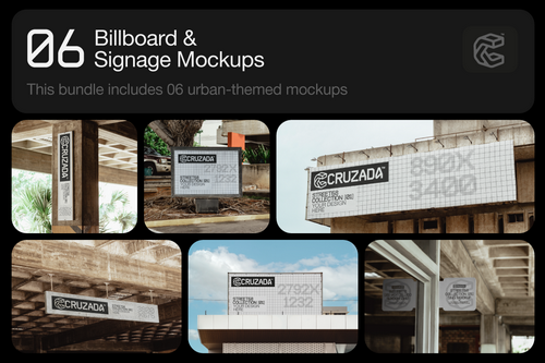 Billboard & Signage Mockups Street58