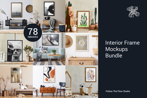 Artwork Frames Mockup Bundle