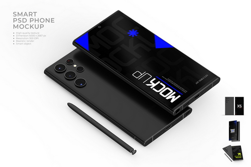 Mobile App Phone Screen Mockup