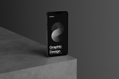 Modern Smartphone Mockup with Screens