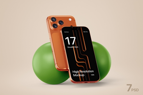 Realistic iPhone 17 Pro Max Mockup