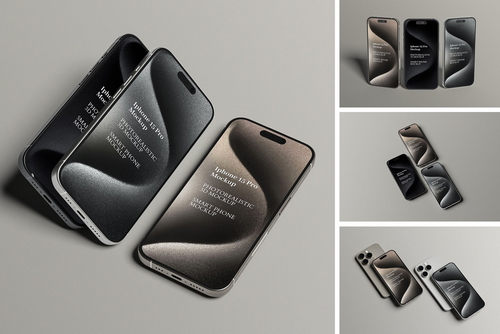 iPhone 15 Pro Mockup