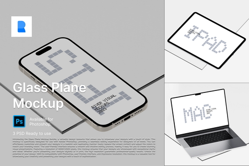 Device Mockup - Glass Plane