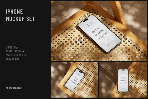 iPhone Mockup Set