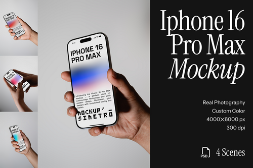 Iphone 16 Pro Max Mockup