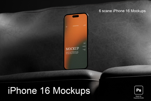 iPhone 16 Mockup | Apple Device