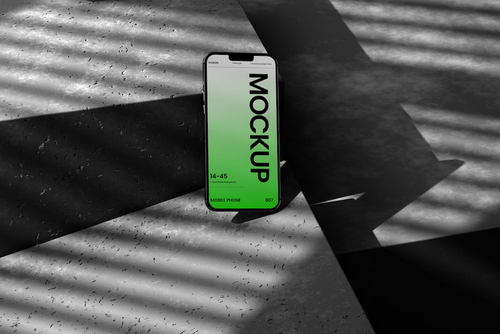 Realistic iPhone Mockup Template PSD