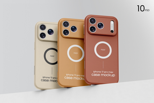 Minimal iPhone 17 Pro Case Mockup