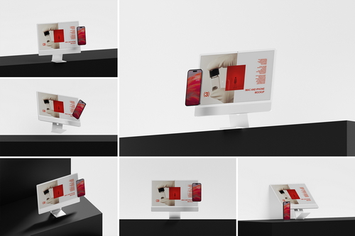 iMac and iPhone Mockup