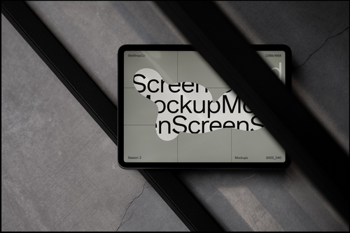 Concrete Minimal iPad Mockup - 2_040