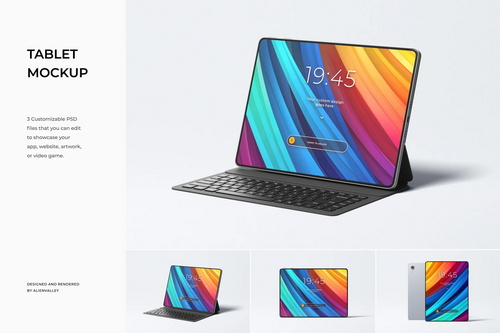High Quality Tablet Mockup
