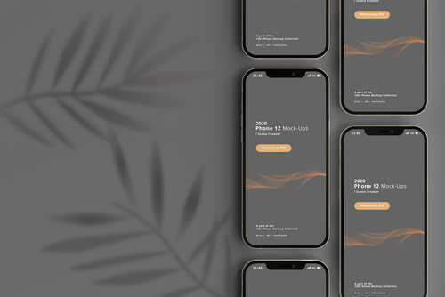100x Smart Phone Mockups