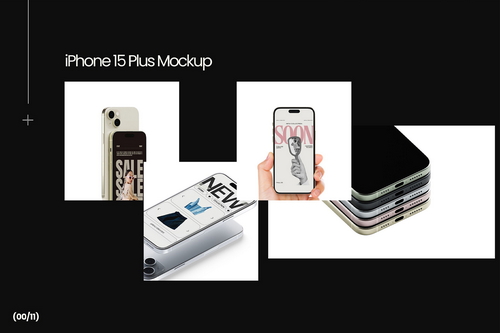 iPhone 15 Plus Mockup