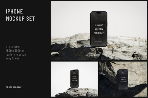 iPhone Mockup Set