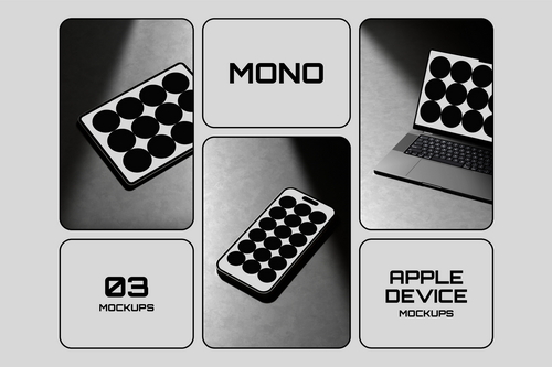 Mono Apple Device Mockup