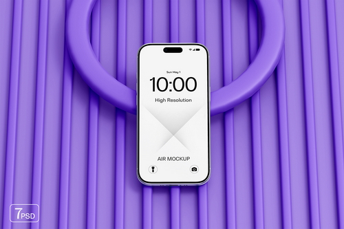 High Quality iPhone 17 Air Mockup