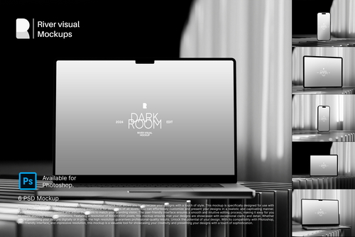 Device Mockup - Dark Room