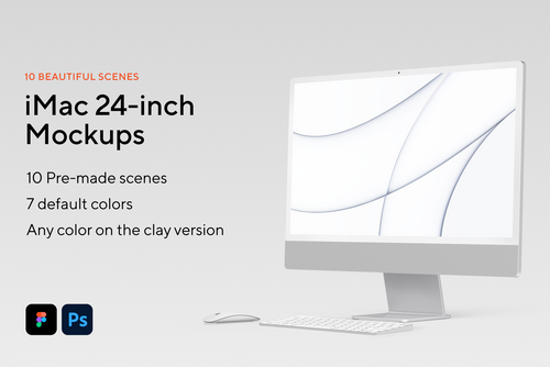 iMac 24-inch Mockups