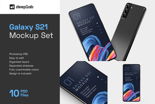 Galaxy S21 Mockup Set