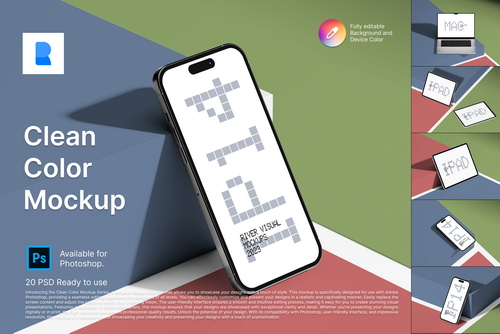 Clean Color Mockup