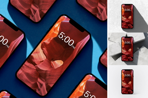 iPhone PSD Mockup