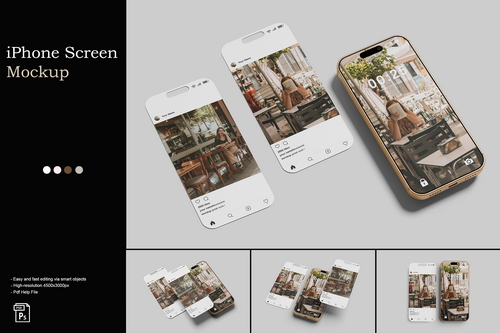iPhone Screen Mockup