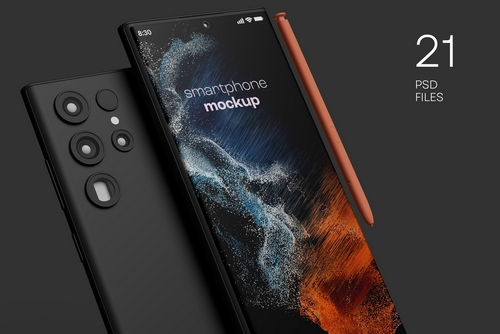 Smartphone Mockup Samsung Galaxy S22