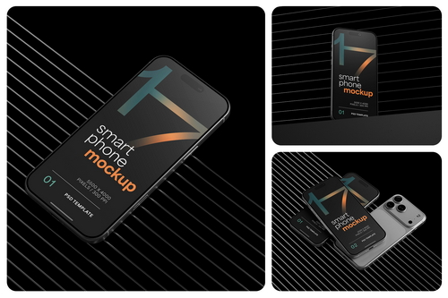 iPhone 17 Pro Mockup Set