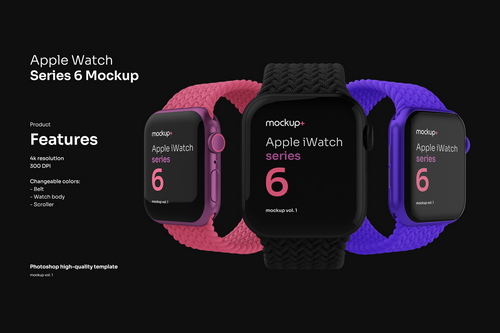 Apple Watch Series 6 Mockup