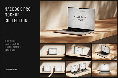 MacBook Pro Mockup Collection