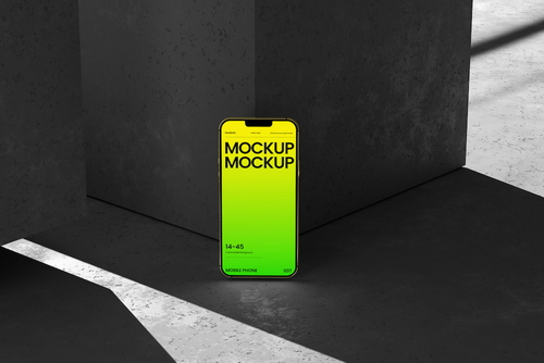 Modern Mobile Phone Mockup PSD