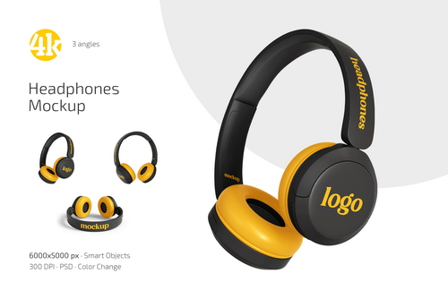 Headphones Mockup Set
